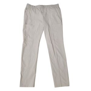 Athleta Pants Womens 12 Wander Stash Skinny Cargo Travel City Beige Bone Outdoor